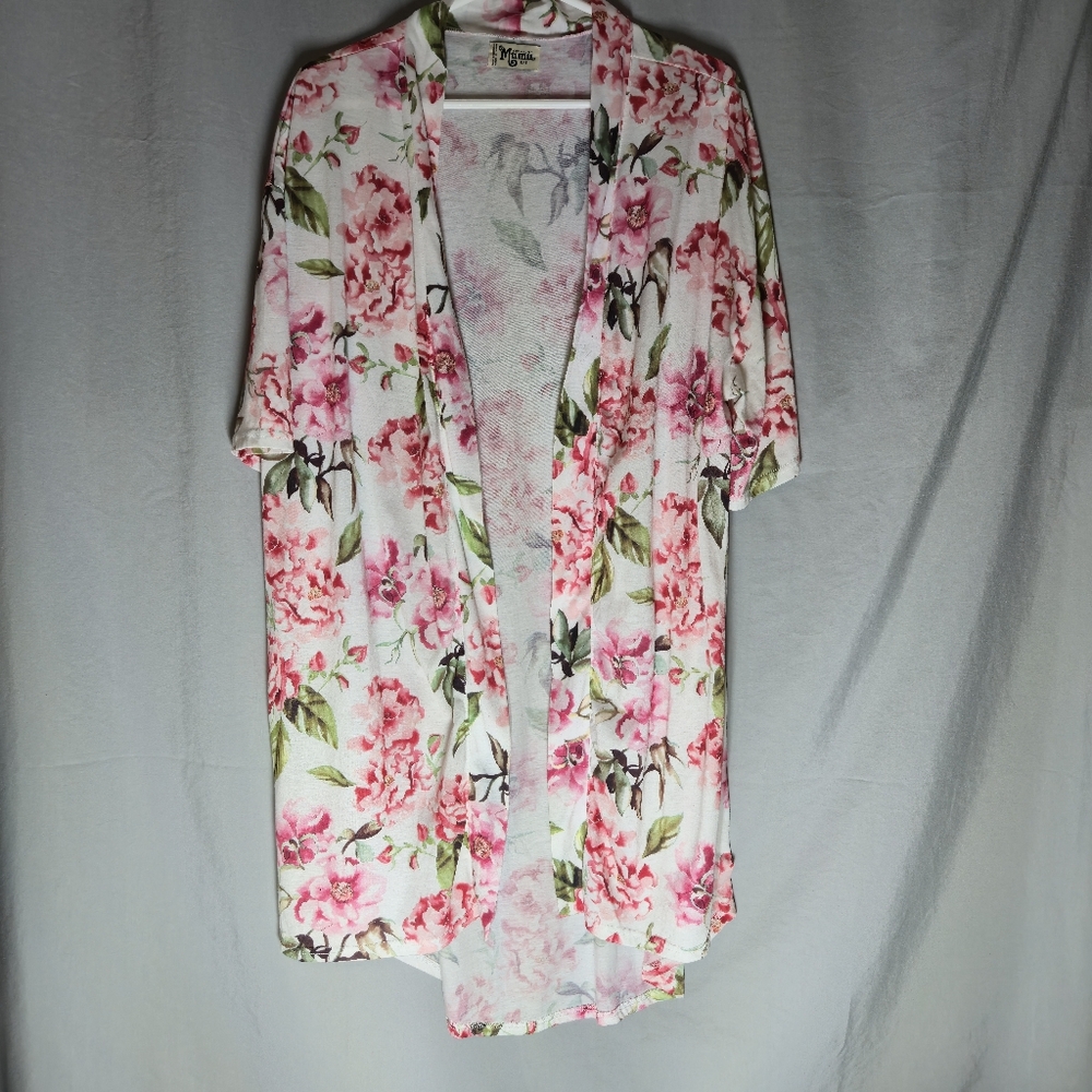 SHOW ME YOUR MUMU Floral MUMU Kimono Size OS